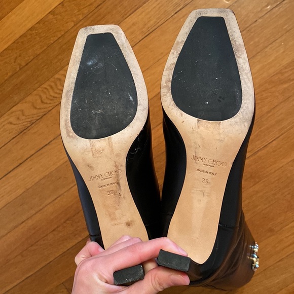 Jimmy Choo Mahesa 65mm Leather Boots - Picture 7 of 9